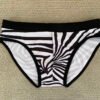 000053b0-d535-403c-81c7-6b595fb5915e.jpg Zebra Print Swimming Trunks Male Sexy Personality Low Waist Briefs