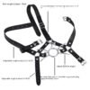 Mouth Ball Gag Nose Hook Metal Ring Toy Cap