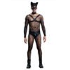 Cat Male Sexy Uniform Perspective Sexy One-piece
