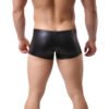 3bb0f048-3af9-43f1-b4d8-87dbf5915a3c.jpg Men's Fashion Casual Faux Leather Tank Top Shorts