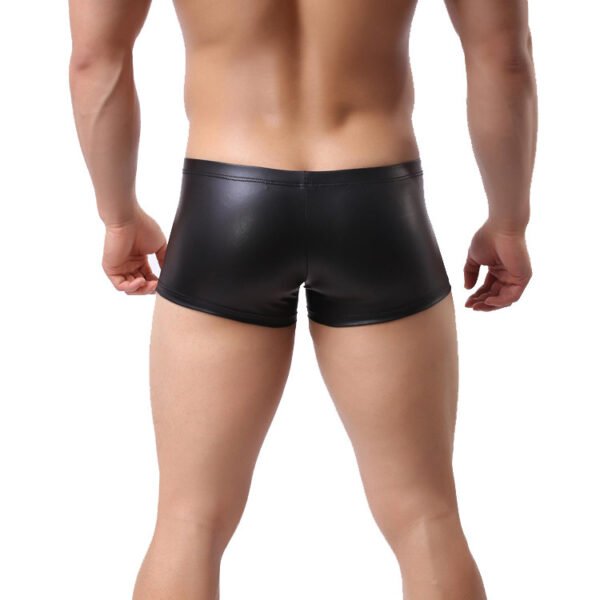 3bb0f048-3af9-43f1-b4d8-87dbf5915a3c.jpg Men's Fashion Casual Faux Leather Tank Top Shorts