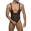 New Men's Lace Underwear Triangle Jumpsuit