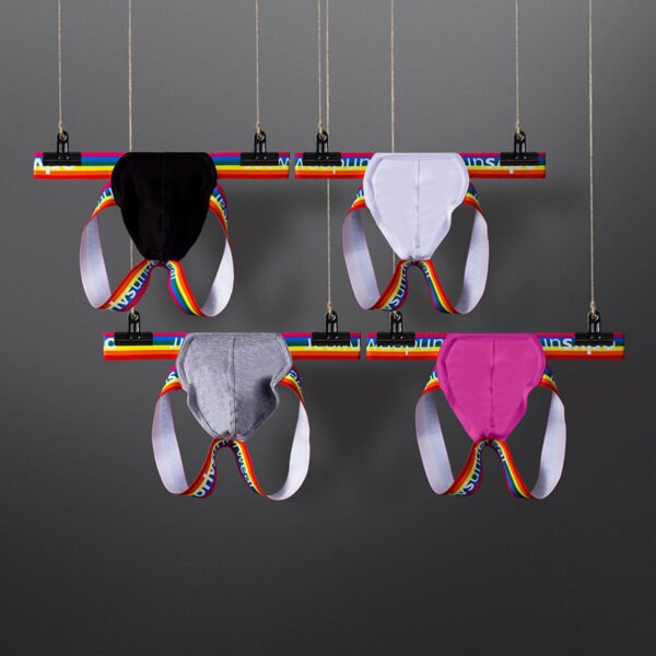 474c72bc-dba7-4bf9-a9fe-af9142397fb2.jpg Rainbow Thong Low Rise Cotton Shorts