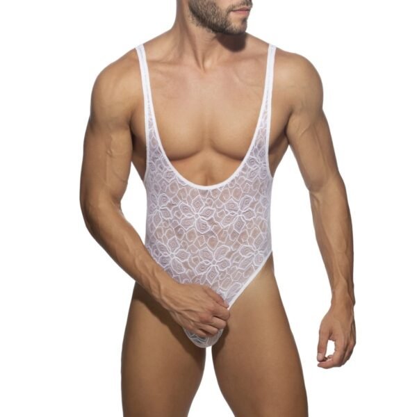 New Men's Lace Underwear Triangle Jumpsuit