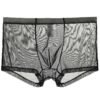 Men's Fashion Breathable Sexy Ice Silk Shorts