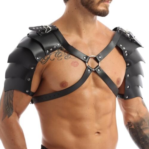 Man Personalized Bundled Leather Chest Strap