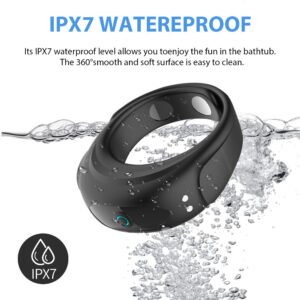 Male Lock Sperm Ring USB Charging Vibration Massage