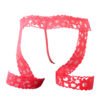 Men's Sexy Transparent Lace Bag Underwear Flat Leg Leggings Sexy Underwear
