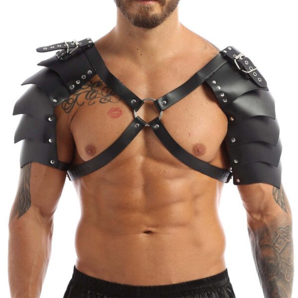 Man Personalized Bundled Leather Chest Strap