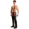 839826709518.jpg Exotic Gothic Gay fetish Men Sexy Crotch Pole Dance Pants Black Erotic Wetlook Patent Leather Leggings Chaps Add homme