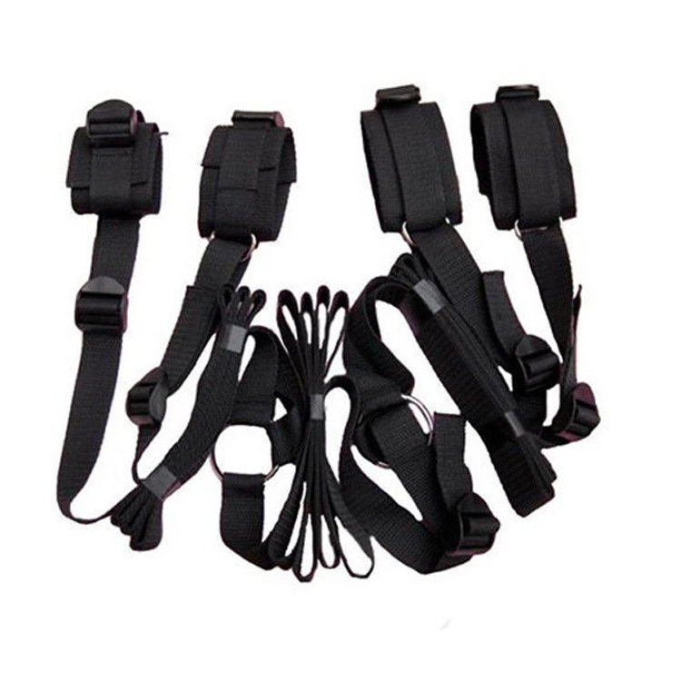 Bed Bondage Straps Hands And Feet With Toys