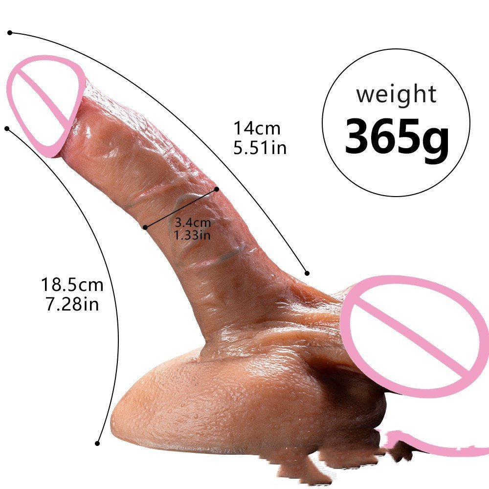 Super Soft Dildo With Balls