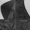 Men's Striped Sleeveless Hooded Bathrobe